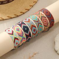 Friendship Bracelets, Polyester Cord, 7 pieces & Bohemian style & adjustable, mixed colors Approx 18-26 cm 