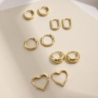 Zinc Alloy Leverback Earring, 5 pieces & fashion jewelry & for woman 