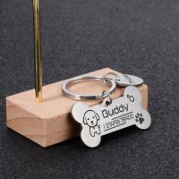 Stainless Steel Tag Charm, 304 Stainless Steel, for Pet Dog 