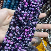 Natürliche Feuerachat Perlen, rund, DIY, keine, 8mm, Länge:ca. 38 cm, ca. 45PCs/Strang, verkauft von Strang