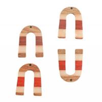 Оригинальные деревянные Кулоны, деревянный, с канифоль, Лошадиная кость, DIY Приблизительно 50ПК/сумка, продается сумка