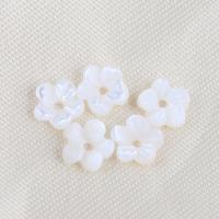 Turbanschnecken Perlen, Blume, DIY, weiß, 6.1x1.8mm, verkauft von PC