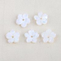 Turbanschnecken Perlen, Blume, DIY, weiß, 7.8x7.7x2.1mm, verkauft von PC