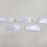 White Shell Pendants, DIY, white Approx 0.7mm 