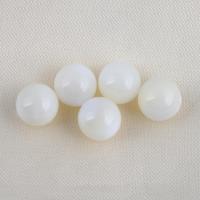 Turbanschnecken Perlen, rund, DIY & verschiedene Größen vorhanden, weiß, Bohrung:ca. 0.5mm, verkauft von PC
