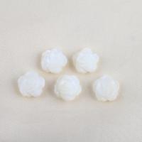 Turbanschnecken Perlen, Blume, DIY, weiß, 11.8x5.3mm, verkauft von PC