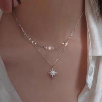 Zinc Alloy Necklace, fashion jewelry & for woman, 45cm 