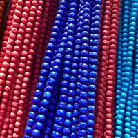 Multicolor Lava Perlen, DIY, keine, Länge:ca. 38 cm, ca. 92PCs/Strang, verkauft von Strang[