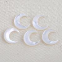 Natural White Shell Beads, Moon, DIY, white 