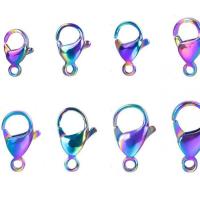 Titanium Alloy Lobster Clasp, plated, DIY multi-colored 