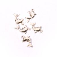 Gold Filled Pendants, Dolphin, plated, DIY, golden Approx 1.1mm 