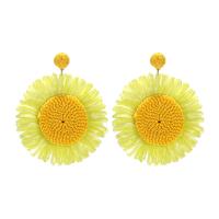 Modische und Kreative Schmuck Ohrring, Rafidah Grass, Sonnenblume, handgemacht, Modeschmuck & für Frau, keine, 105x85mm, verkauft von Paar