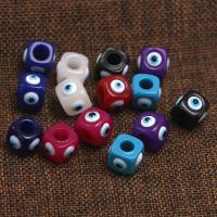 Perles en résine de mauvais œil, DIY, plus de couleurs à choisir Environ 6mm, Vendu par PC