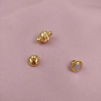 Brass Magnetic Clasp, plated, DIY 8mm 