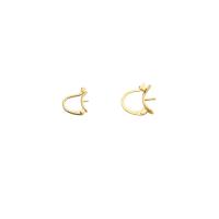Sterling Silver Lever Back Earring Component, 925 Sterling Silver, plated, DIY golden 