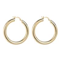 Zinc Alloy Leverback Earring, gold color plated & for woman 