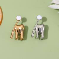 Zinc Alloy Jewelry Brooch, Tooth, stoving varnish, Unisex 
