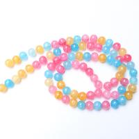 Lampwork Beads, Round, DIY multi-colored Approx 38 cm 