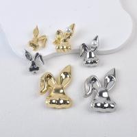 Zinc Alloy Jewelry Brooch, Rabbit, plated & for woman 
