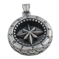 Stainless Steel Pendants, 304 Stainless Steel, fashion jewelry & Unisex Approx 5.5*7mm 
