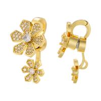 Brass Magnetic Clasp, plated, DIY & micro pave cubic zirconia 