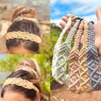 Headband, Cotton Thread, handmade, for woman Inner diameter 15cm [