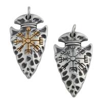 Stainless Steel Pendants, 304 Stainless Steel, fashion jewelry & Unisex Approx 7mm 