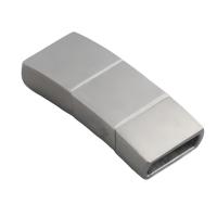 Rectangle Stainless Steel Magnetic Clasp, 304 Stainless Steel, DIY & brushed, original color Approx 