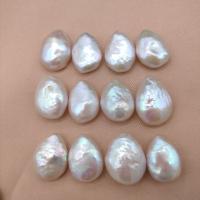 Drop Cultured Freshwater Pearl Beads, Teardrop, DIY, white 
