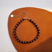 Natural Garnet Bracelet, 925 Sterling Silver, with Garnet, with 5cm extender chain, fashion jewelry Approx 16 cm 