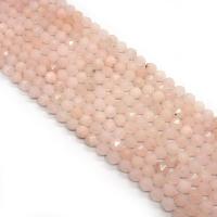 Natürliche Rosenquarz Perlen, DIY & verschiedene Größen vorhanden & facettierte, Rosa, Länge:ca. 38 cm, verkauft von Strang