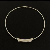 Fashion Choker Necklace, Zinc Alloy, silver color plated, fashion jewelry & for woman Approx 40 cm 