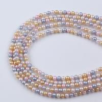 Round Cultured Freshwater Pearl Beads, DIY multi-colored Approx 36 cm 