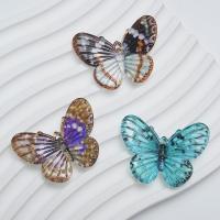 Mobile Phone DIY Decoration, Acrylic, Butterfly, epoxy gel 41mm, Approx 
