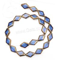 Translucent Glass Beads, Rhombus, DIY Approx 