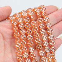 Perles de verre de miracle, Trèfle à quatre feuilles, DIY, plus de couleurs à choisir, 8mm, Environ Vendu par sac
