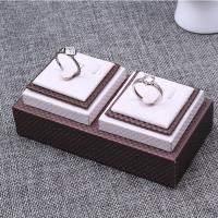 Leather Ring Display, PU Leather, durable [