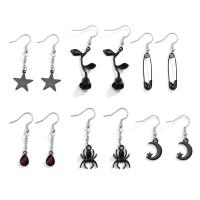 Iron Drop Earring, with Zinc Alloy, painted, Halloween Jewelry Gift & for woman 