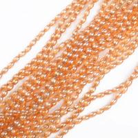 Miracle Glass Beads, Oval, DIY orange 