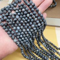 Labradorite Beads, Round, DIY, black, 8mm Approx 38 cm, Approx 