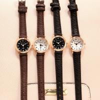 Мужская наручные часы, Искусственная кожа, с Стеклянный & цинковый сплав, водонепроницаемый & китайское движение, Dial mm mm, продается PC