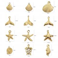 Stainless Steel Pendants, 304 Stainless Steel, plated, DIY golden 