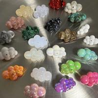 Enamel Acrylic Beads, Cloud, DIY [