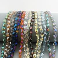 Perlas de cristal de moda, Bricolaje, más colores para la opción, 660x15x5mm, longitud:660 cm, Vendido por Sarta