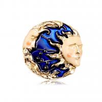 Zinc Alloy Jewelry Brooch, KC gold color plated, fashion jewelry & for woman & enamel 