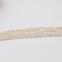Potato Cultured Freshwater Pearl Beads, DIY, white, pearl length 2-3mm Approx 36-38 cm [