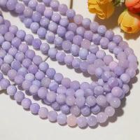 Kunzit Perlen, rund, DIY & verschiedene Größen vorhanden, violett, verkauft von Strang[