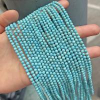 Perles en Turquoise naturelle, Rond, DIY & normes différentes pour le choix, bleu Environ 38 cm, Vendu par brin