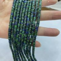 Perles de pierre lasurite naturelles, Lapis lazuli, Rond, DIY & normes différentes pour le choix, vert Environ 38 cm, Vendu par brin[