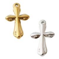 Stainless Steel Cross Pendants, 304 Stainless Steel, plated, DIY Approx 2mm 